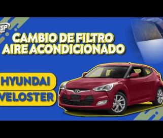 Embedded thumbnail for Cambio Filtro Aire Acondicioando Hyundai Veloster 1.6 2017